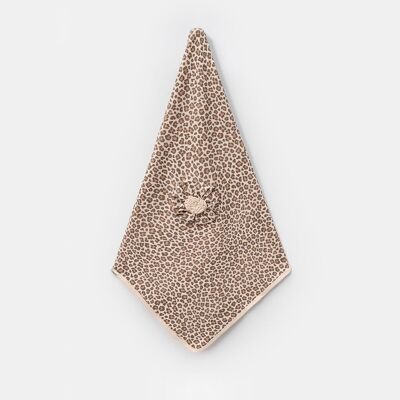 Girls’ Leopard Print Waffle Blanket – 80x90 cm of Cozy Wild