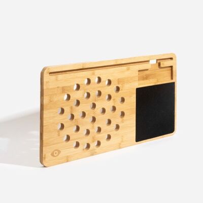Wooden computer stand