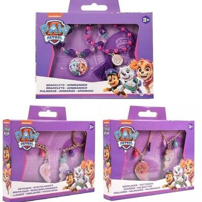 Pack 2 PARURE DE BIJOUX PAT'PATROUILLE EN MÉTAL