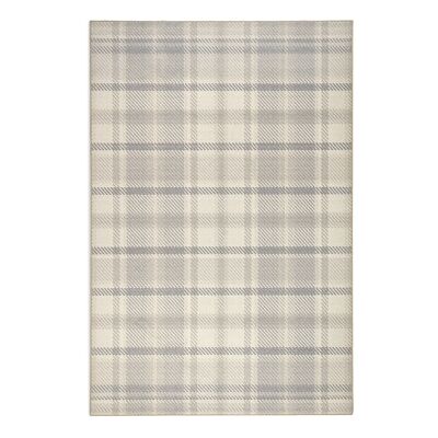 Hug Rug Eco-Washable Isla Plaid Natural