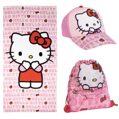 TOALLA SET SAQUITO HELLO KITTY - 2200010470