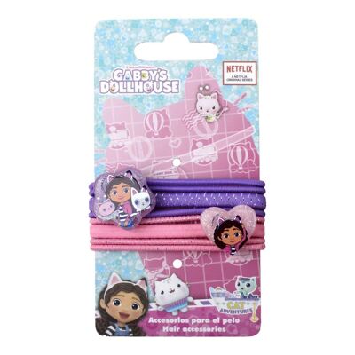 ÉLASTIQUES POUR CHEVEUX 8 PIÈCES POUR LA MAISON DE POUPÉES GABBY - 2500003450