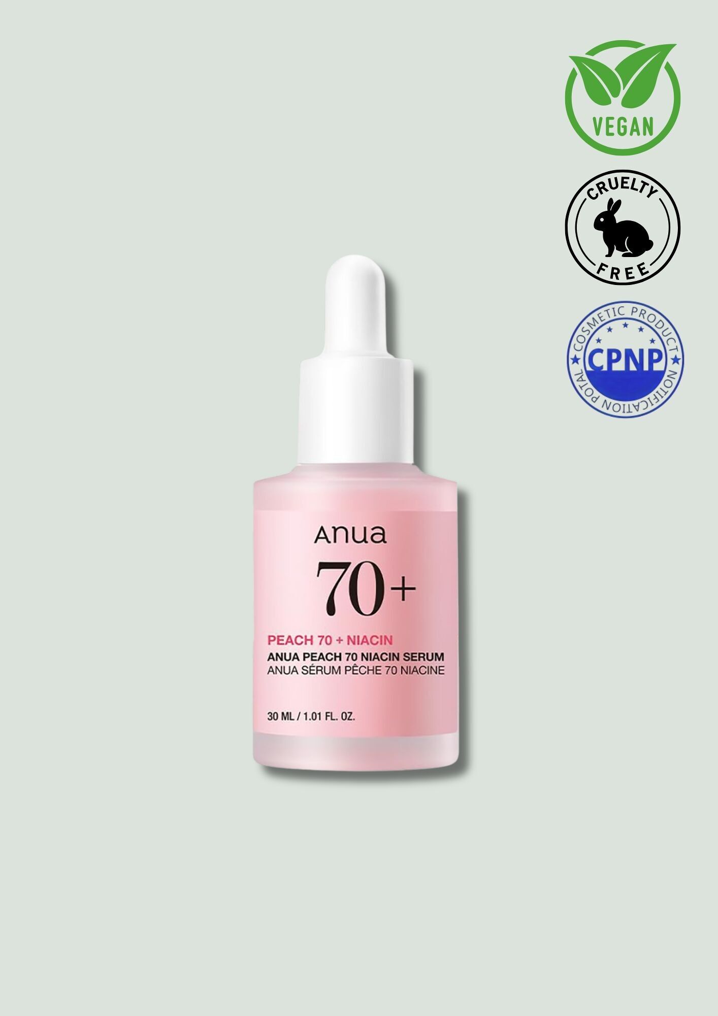 ANUA – Pfirsich 70 % Niacinamid-Serum 30 ml