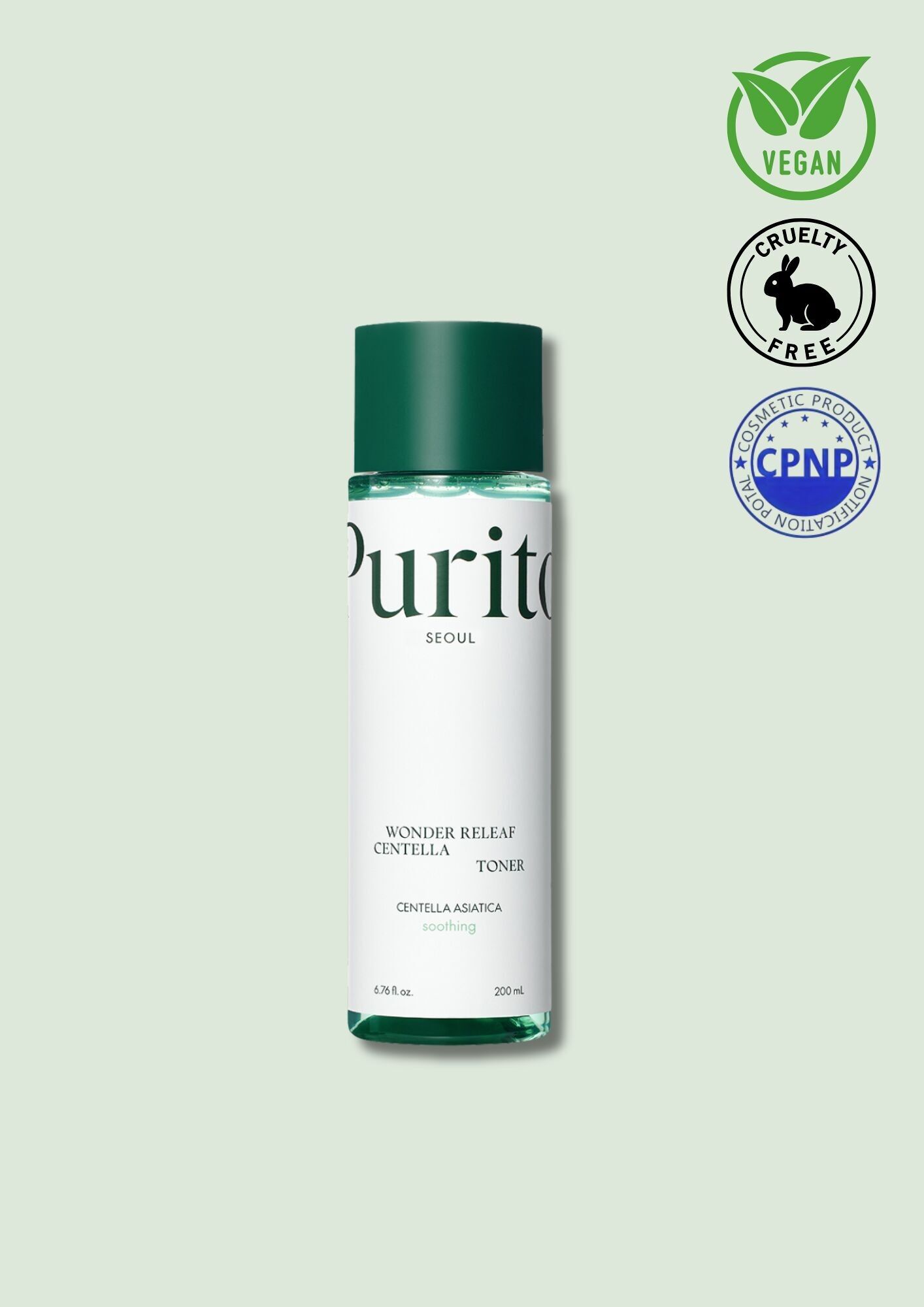 PURITO – Wonder Releaf Centella Toner 200 ml