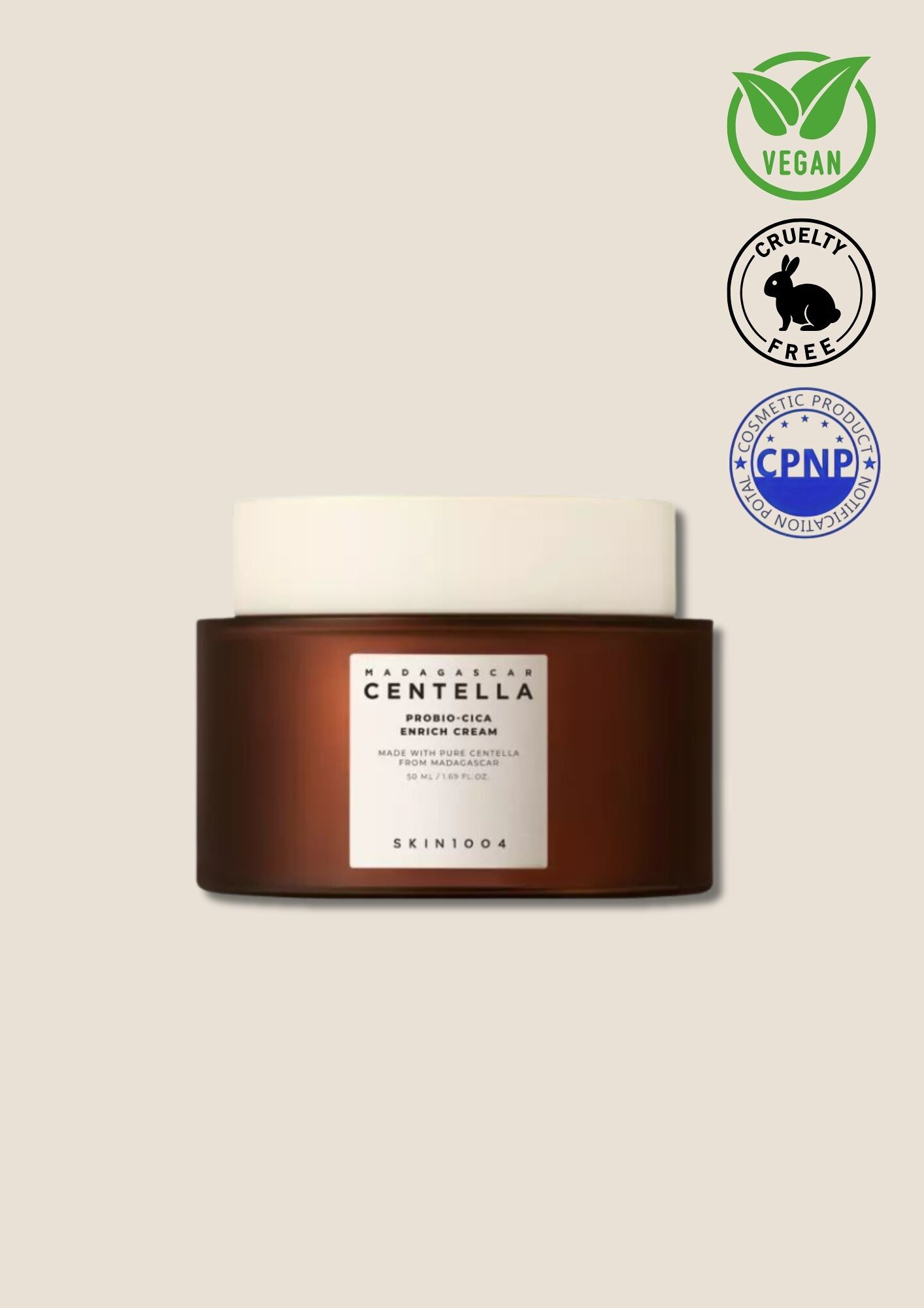 SKIN1004 – Nährende und beruhigende Creme mit Centella Probio-Cica 50 ml