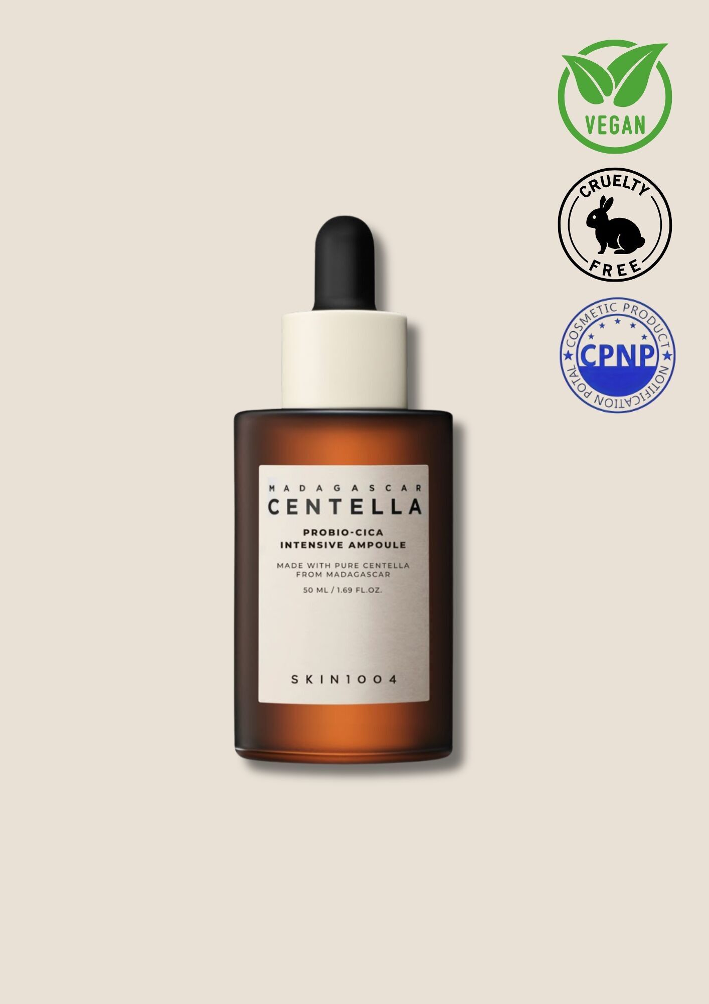 SKIN1004 – Intensive Probio-Cica Ampulle mit Centella aus Madagaskar 50ml