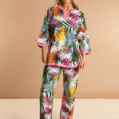 Bora Bora Women's Floral Cotton Pyjamas