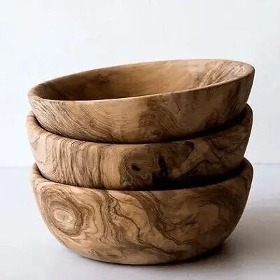Rustic Wooden Bowls - Kitchen Essentials