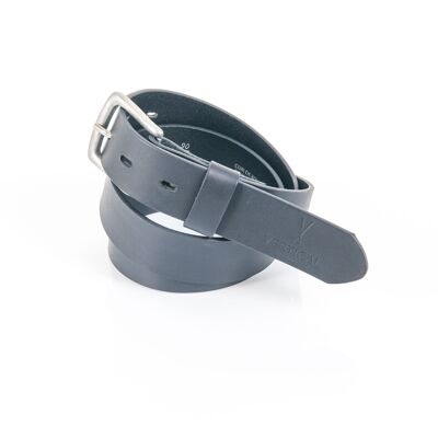 Ceinture cuir veritable noir taille 100