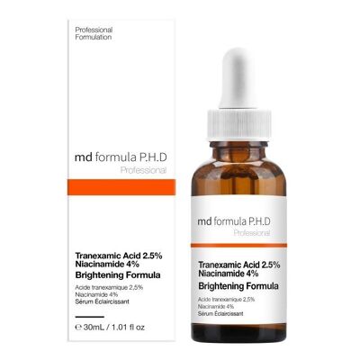 Siero schiarente all'acido tranexamico 2.5%, Niacinamide 4% 30 ml