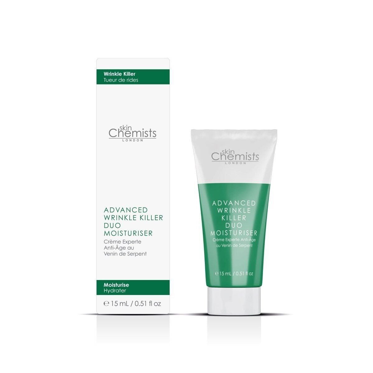 Crema idratante Duo Wrinkle Killer, formato da viaggio, 15 ml