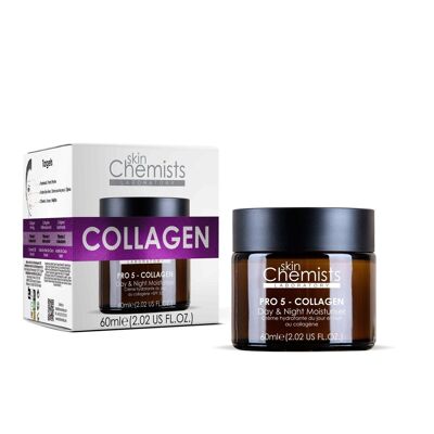 Hidratante de día y de noche con colágeno Pro-5 (60 ml)