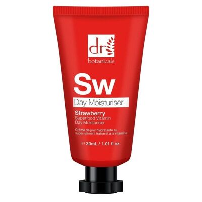 Hidratante de día con vitamina C y superalimento de fresa (30 ml)