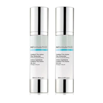 MD Formula Coldtox Pro-Active Day Moisturiser 50ml Twin Value Savings Pack