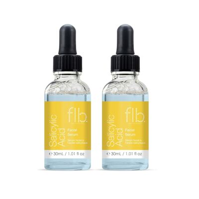 Feel Like Beauty Salicylic Acid Facial Serum 30ml Twin Value Savings Pack