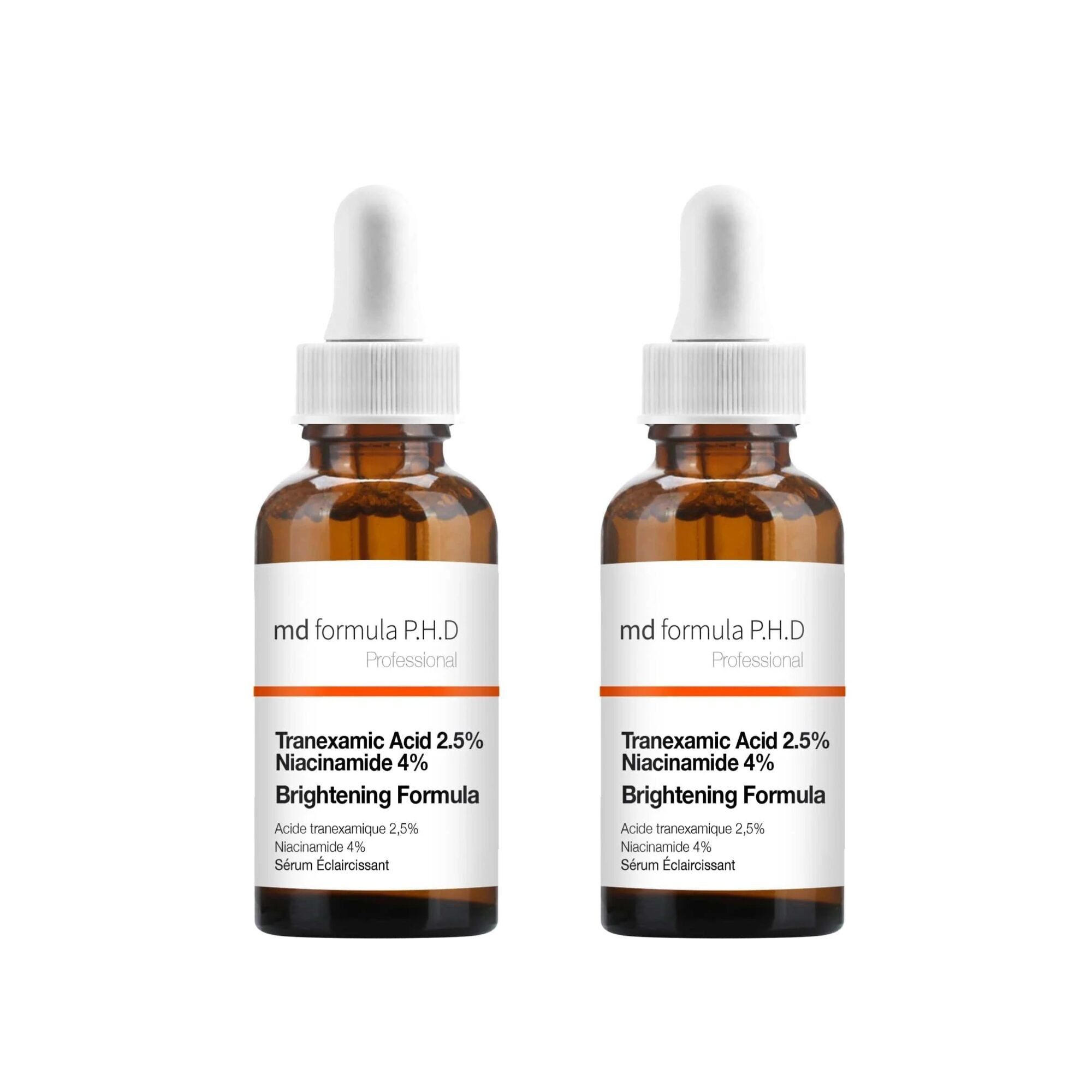 MD Formula Brightening Serum Tranexamic Acid 2.5%, Niacinamide 4% 30ml Twin Value Savings Pack