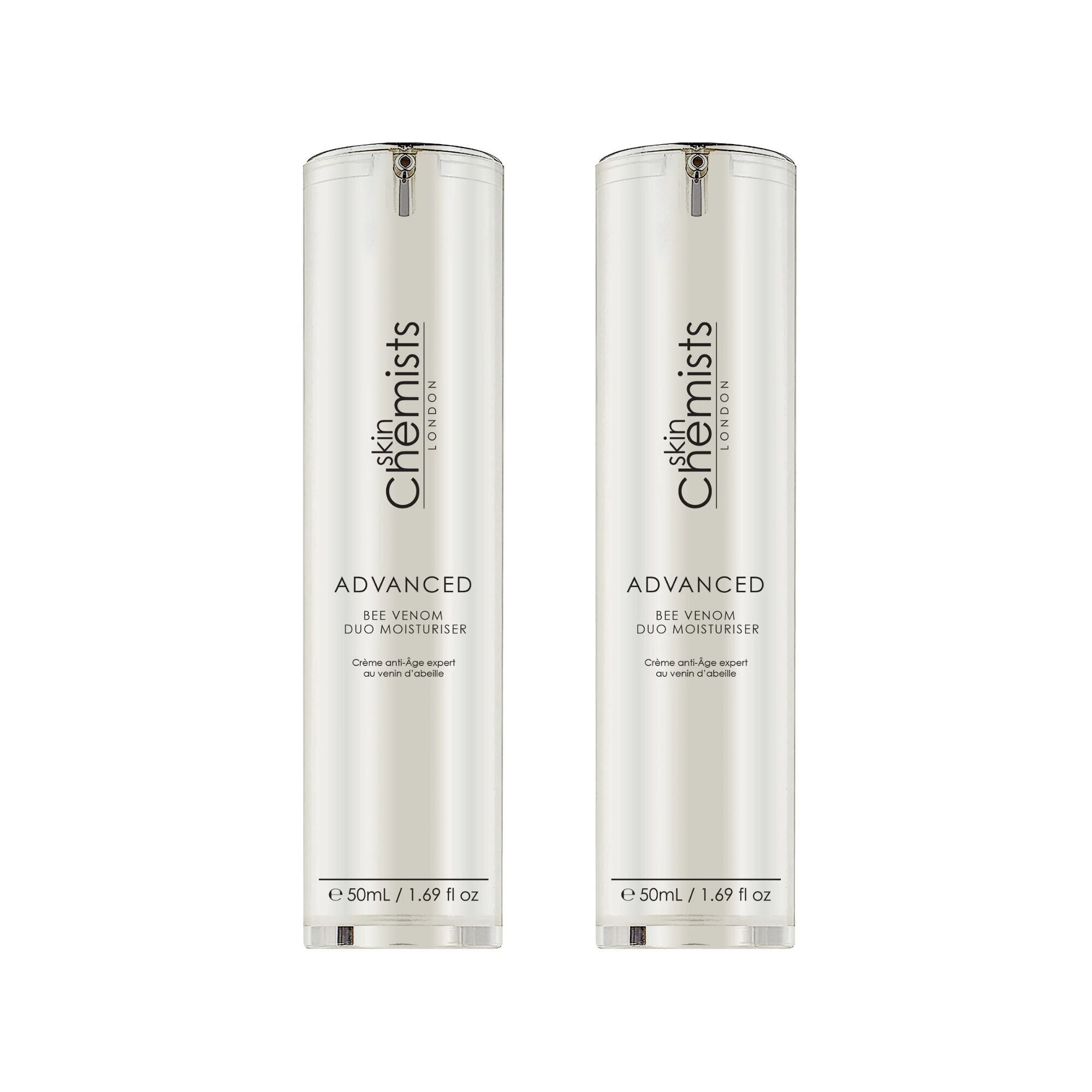 skinChemists Advanced Bee Venom Duo Moisturiser 50ml Twin Value Savings Pack