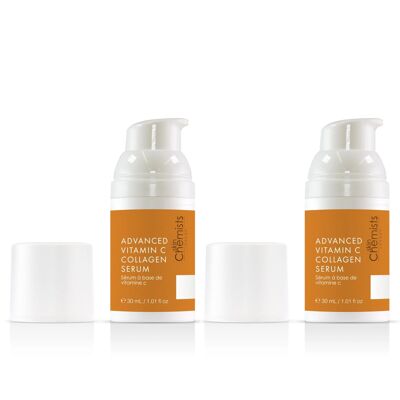 skinChemists Advanced Vitamin C Collagen Serum 30ml Twin Value Savings Pack