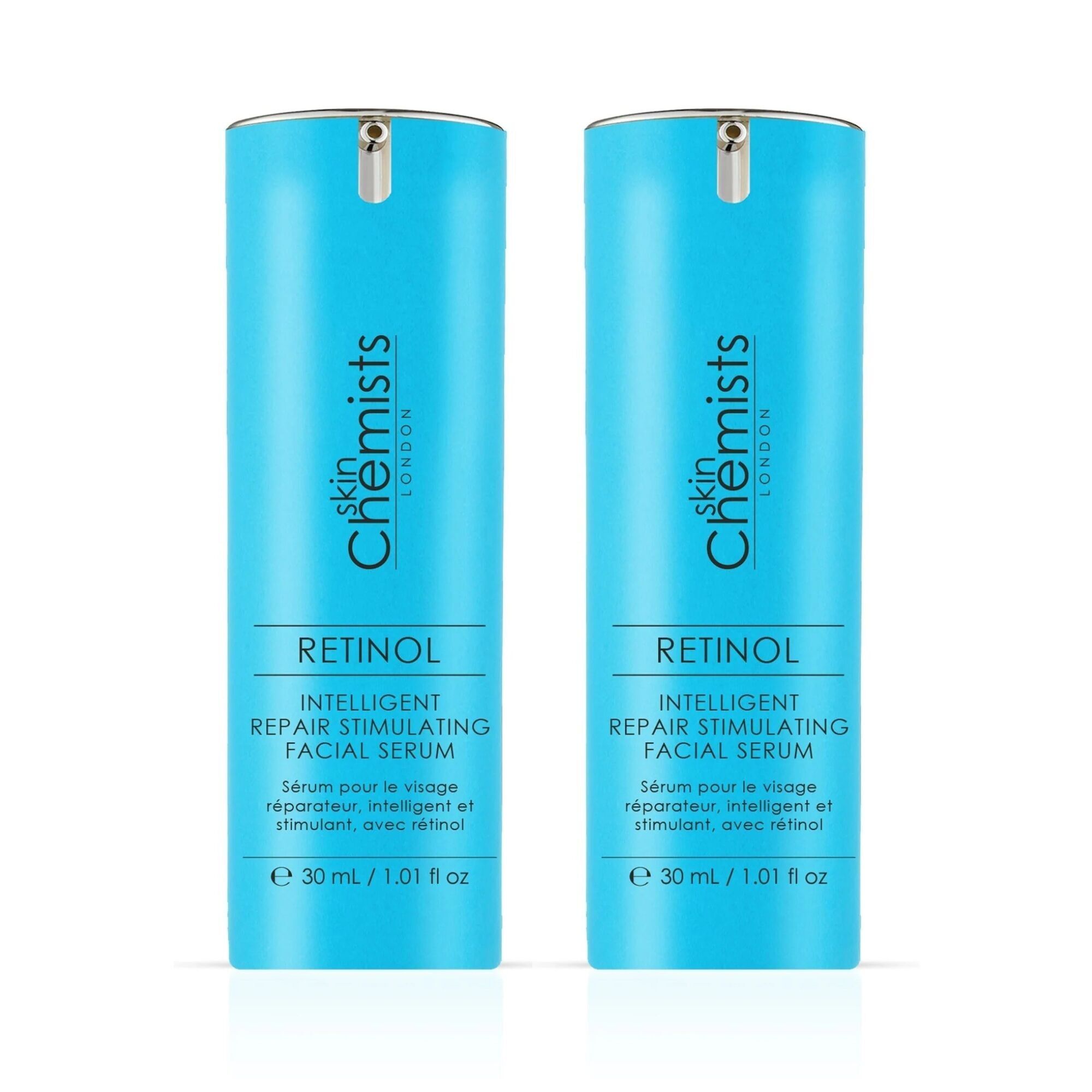 SkinChemists Retinol Intelligent Repair Siero viso stimolante 30 ml Confezione risparmio doppio