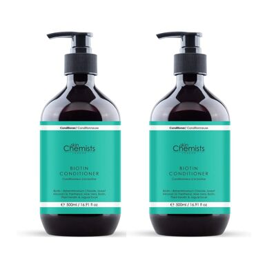 skinChemists Biotin Protein Conditioner 500ml Twin Value Savings Pack