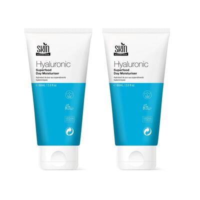 Skin Superfood Hyaluronic Superfood Day Moisturiser 60ml Twin Value Savings Pack