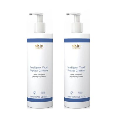 Skin Research Youth Peptide Cleanser 200ml Twin Value Savings Pack