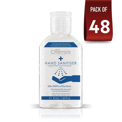 skinChemists Hand Sanitiser 50ml Pack Of 48