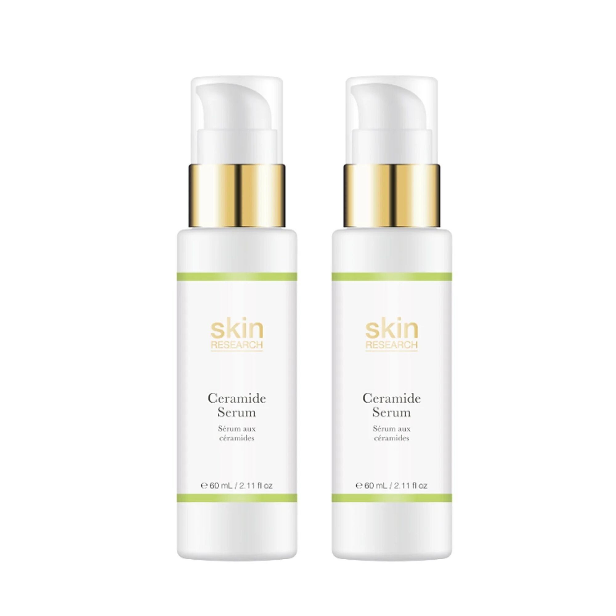 Skin Research Ceramide Serum 60 ml - Confezione risparmio doppio
