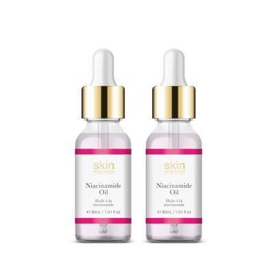 Skin Research Niacinamide Oil 30ml Twin Value Savings Pack