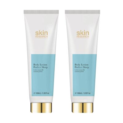 Skin Research Body Lotion For Perfect Sleep 100ml Twin Value Savings Pack