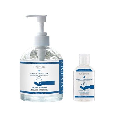 skinChemists Hand Sanitiser 500ml + Hand Sanitiser 50ml