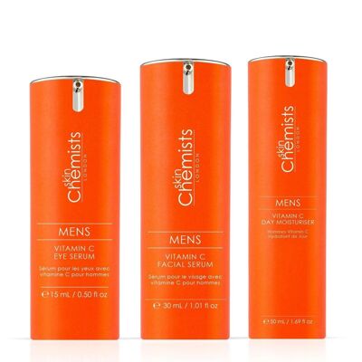 Routine de réveil à la vitamine C pour hommes