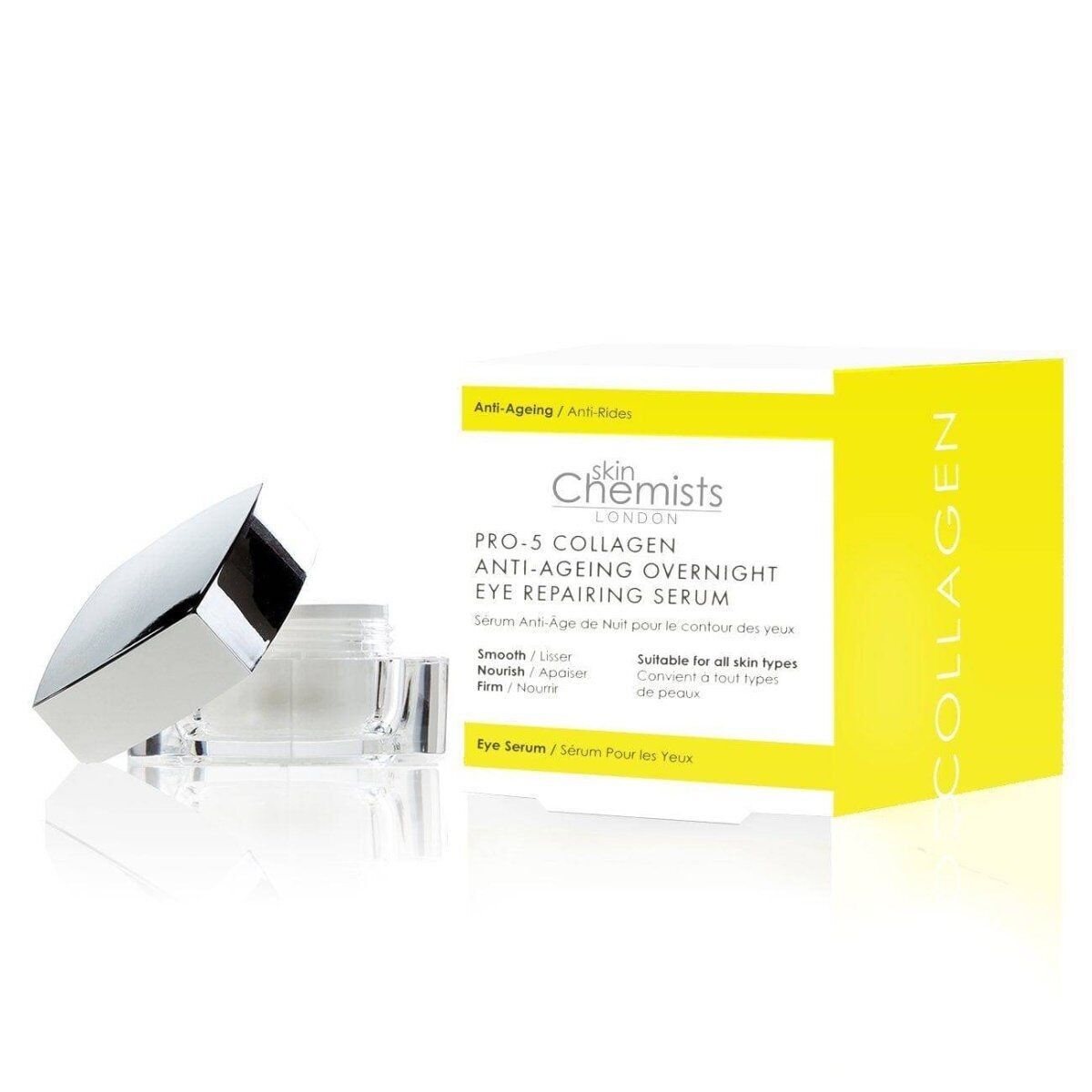 Siero riparatore anti-età per il contorno occhi Pro-5 Collagen da 10 ml