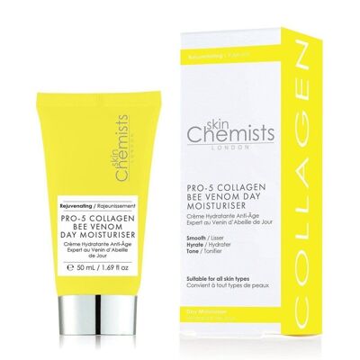 Hidratante de día con veneno de abeja y colágeno Pro-5 (50 ml)