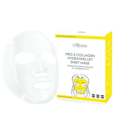 Mascarilla hidratante de colágeno Pro-5