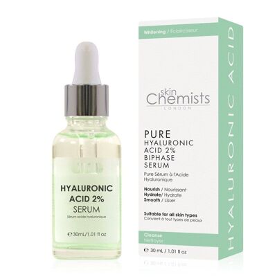 Sérum biphasé à l'acide hyaluronique pur 2 % 30 ml
