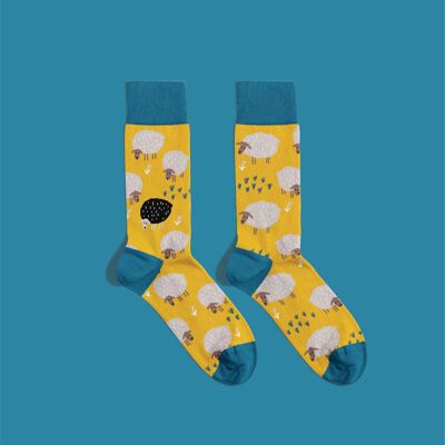 Black Sheep Socks – Funny Animal Cotton Socks | Unique Gift for Rebels & Originals