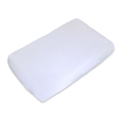 Organic Cotton Changing Mat Cover White