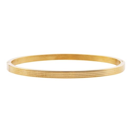 Bangle fine lines - size s - gold