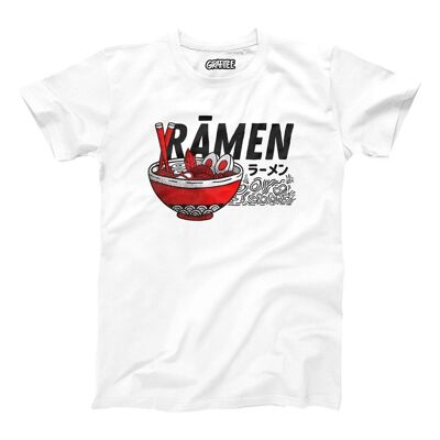 Camiseta Ramen Bowl - Dibujo de estilo manga japonés