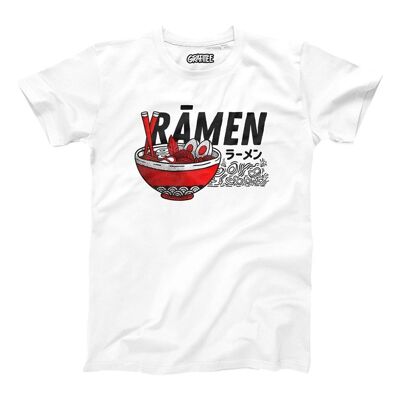 Ramen Bowl T-Shirt - Japanese Manga Style Drawing