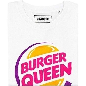 T-shirt Burger Queen - Logo Burger King Humour - Coton bio 2