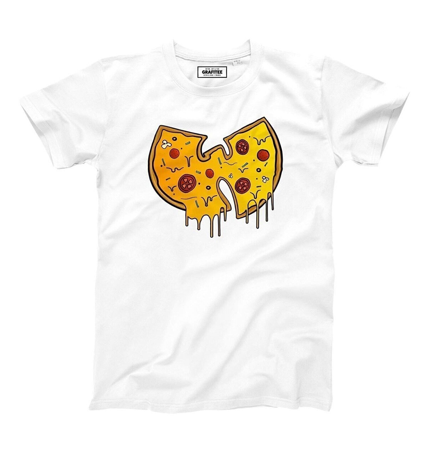 T-shirt Wu-Tang Pizza - Logo WuTang part de pizza
