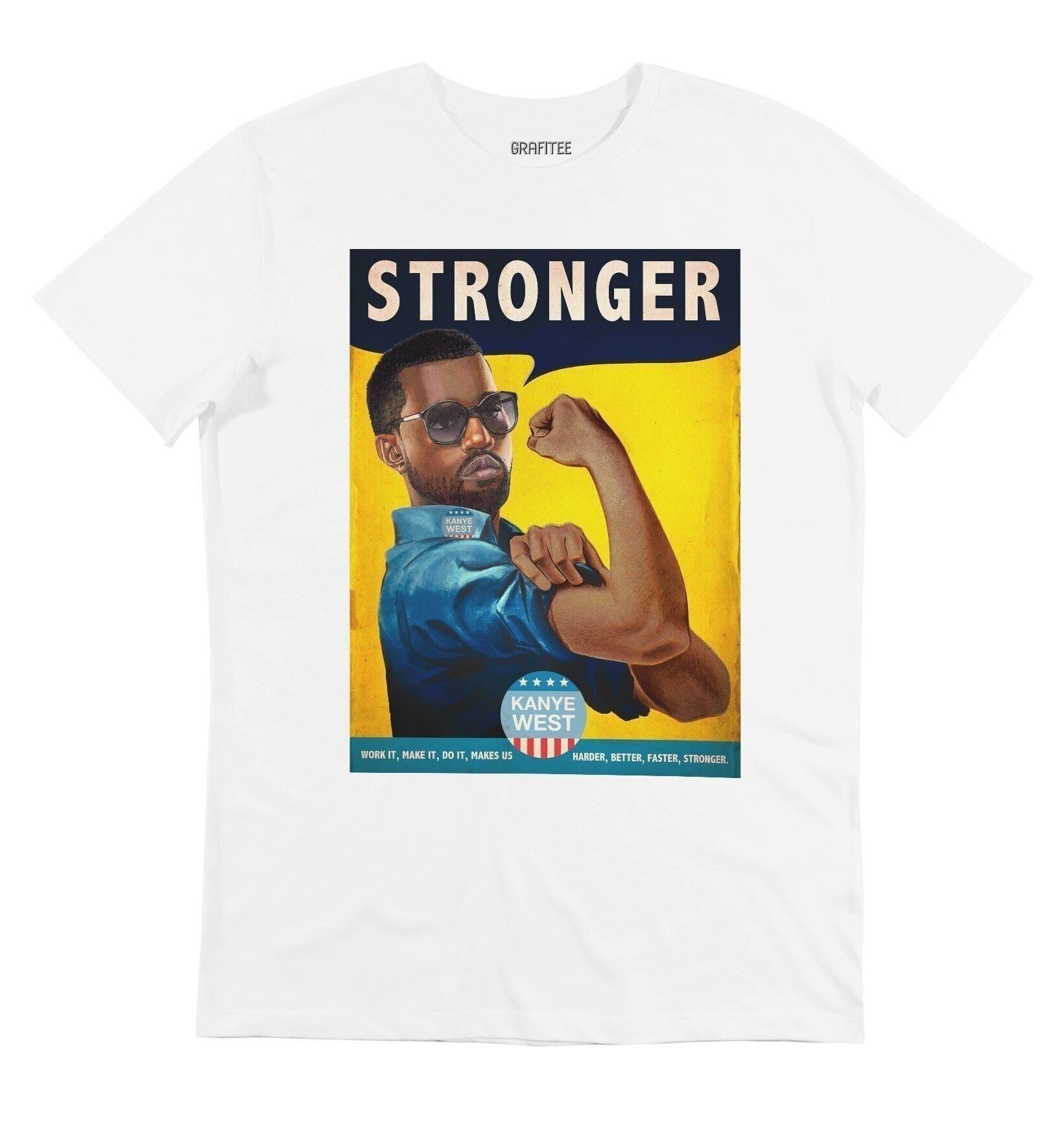 Maglietta Kanye Stronger - Kanye West Possiamo farlo