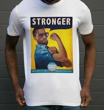 T-shirt Kanye Stronger - Kanye West We Can Do It 2