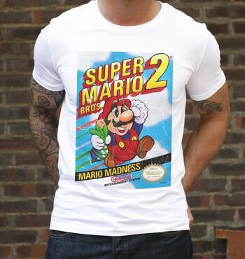 T-shirt Super Mario Bros 2 - T-shirt Retro-gaming 2