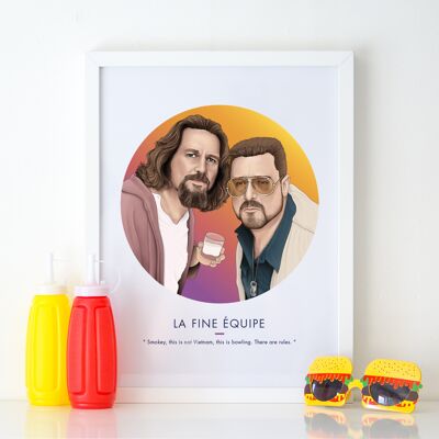 Poster - Das feine Team - 30x40cm