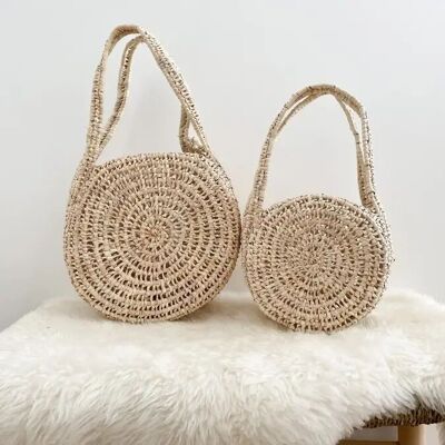 Handwoven Open-Weave Wicker Basket – Artisan Storage
