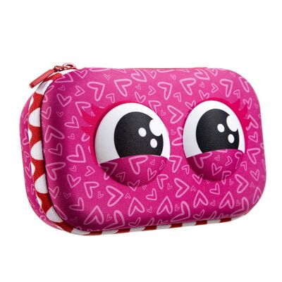 ZIPIT Wildlings Pencil Box, astuccio per ragazze, rosa