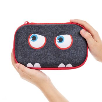 ZIPIT Wildlings Pencil Box, Trousse pour Enfants, Noir 9